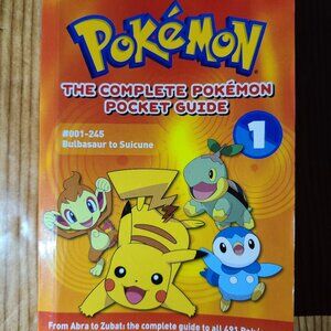 Pokemon The Complete Pokemon Pocket Guide book (AS IS)